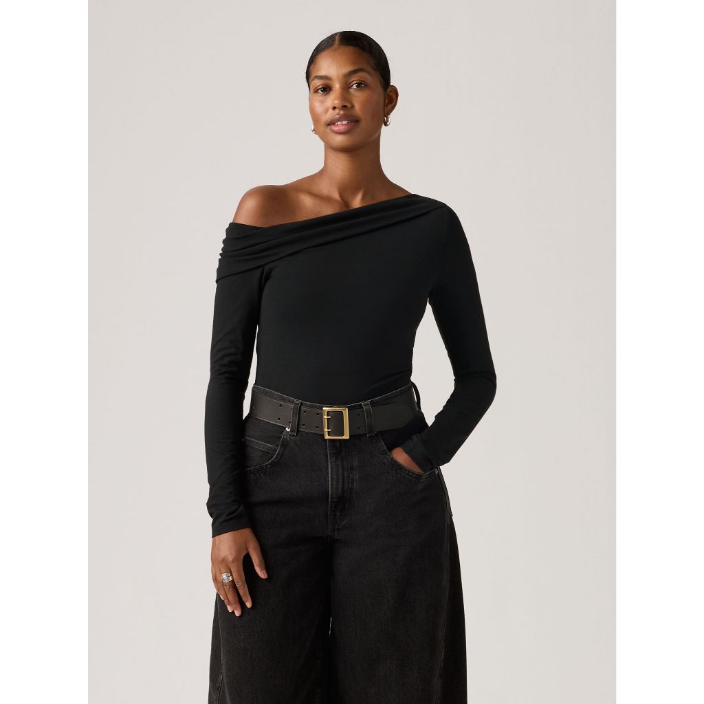 เสื่อเบลาส์ Levi's® Women's Clara Off Shoulder Long-Sleeve Top