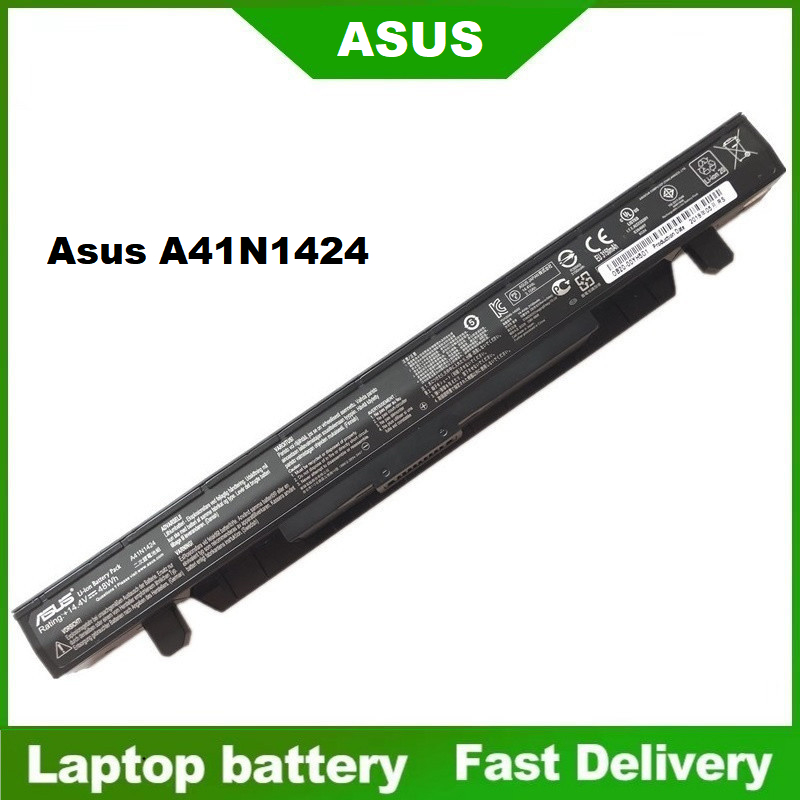 ☸Asus A41N1424 Battery Notebook ROG ZX50 GL552J GL552V GL552VW VX50i ZX50J ZX50JX ZX50VW FX-PRO แบตเ