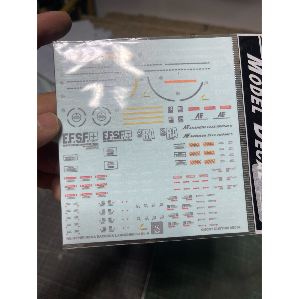 Water Decal Rg Hyper Mega Bazooka Launcher For Hi-V