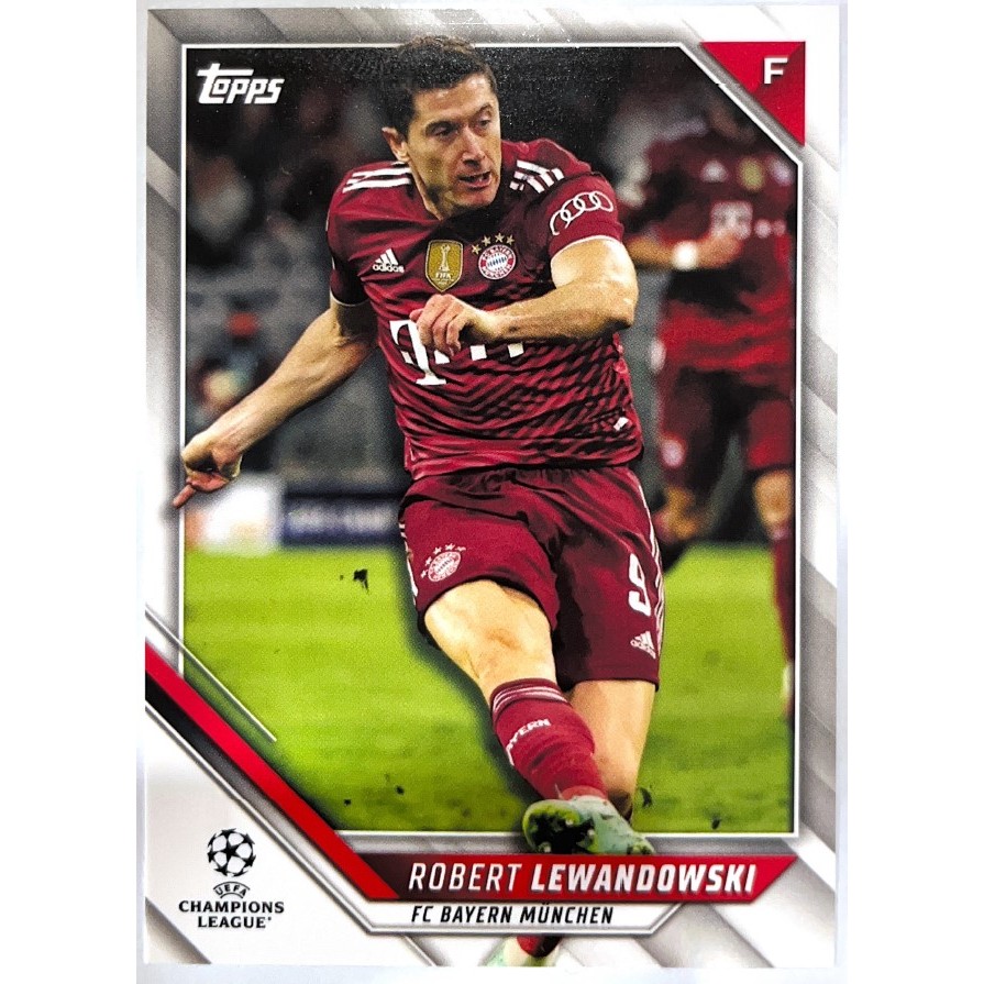 การ์ดฟุตบอลรวมทีมบาเยิร์นมิวนิค Bayern Munich จากกล่อง 2021-22 Topps UEFA Champions League HobbyBox