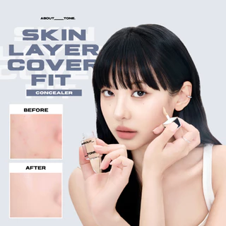 [About Tone] SKIN LAYER COVER FIT CONCEALER แบบขวด