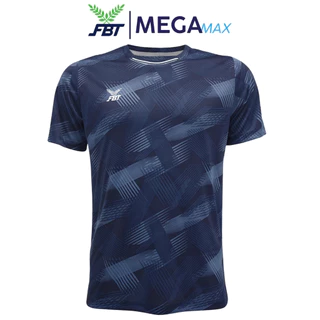 เสื้อกีฬาคอกลม FBT รุ่นใหม่ B2A223 B2A224 ตัดต่อคอยางยืด ผ้าไมโคร
