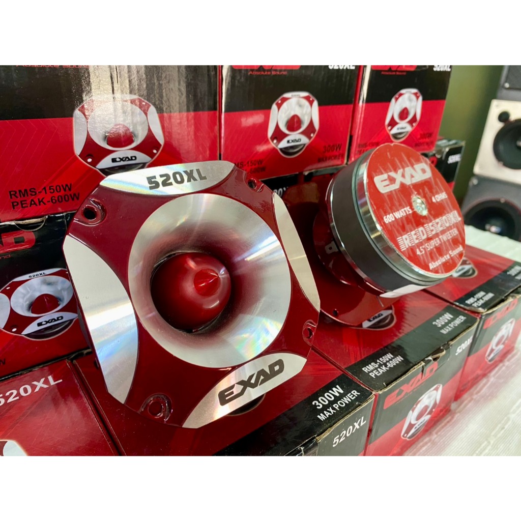 EXAD รุ่น EX-RED520XL แหลม มัจจุราช 150W.RMS 300W.MAX. PEAK-600W
