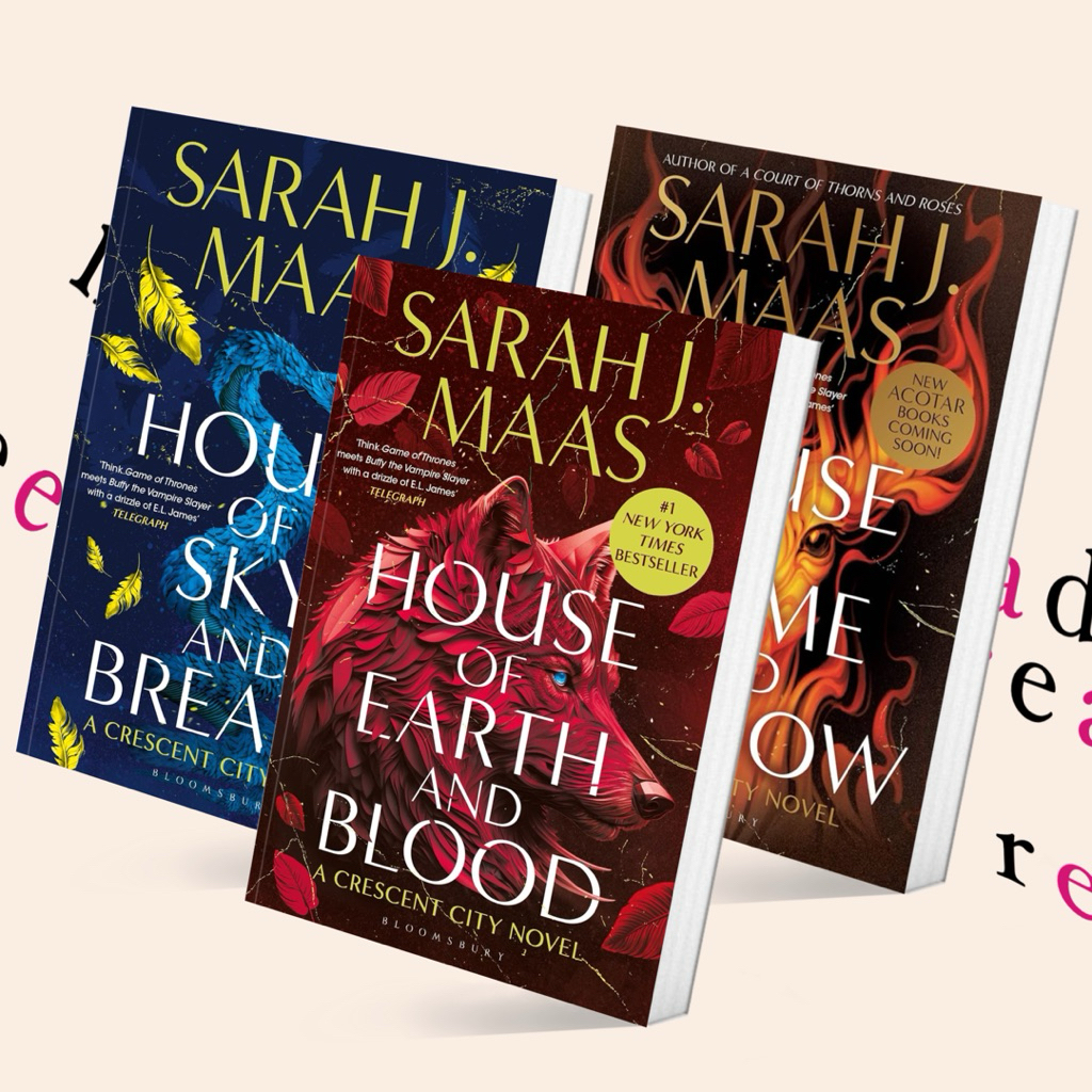 House of Earth and Blood #1 / House of Sky and Breath #2 / House of Flame and Shadow by Sarah J. Maas (หนังสือภาษาอังก…