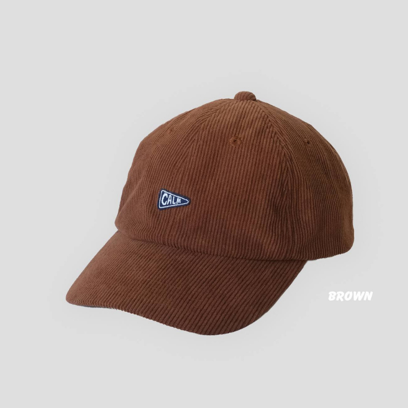 Calm Corduroy Basic Cap | Winter Fall 2022 หมวกลูกฟูก คราม แคมป์ ราคา ถูกที่สุด ดีลบีเคเค แกลเลอรีภาพที่ 4