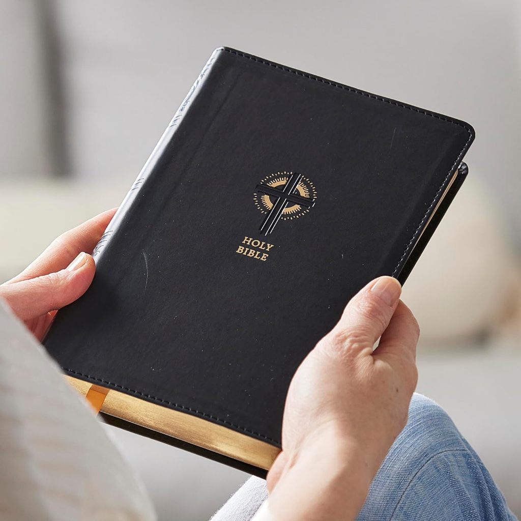 NRSVCE Sacraments of Initiation Catholic Bible, Black Leathersoft, Comfort Print Imitation Leather