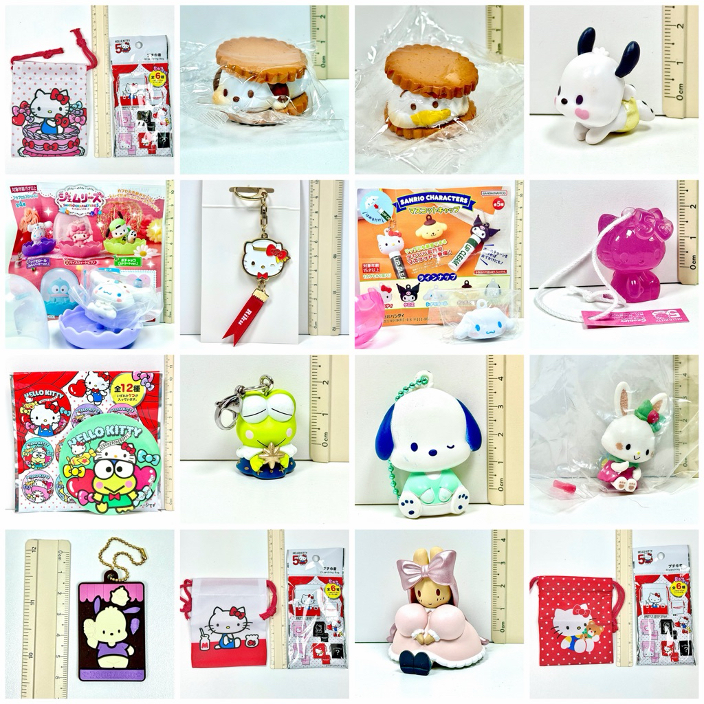 ของแท้ พร้อมส่ง ส่งไว ลิขสิทธิ์ Sanrio ซานริโอ้ โมเดล หุ่น ของเล่น ตุ๊กตา ฟิกเกอร์ พวงกุญแจ ของเล่น สะสม