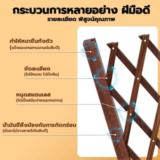 【ThaiBreeze】รั้วไม้มัลติฟังก์ชั่รั้วพับเก็บได้รั้วสัตว์เลี้ยงสามารถป้องกันไม่ให้สัตว์เลี้ยงและเด็กวิ่งรั้วตกแต่งหนาเสริม