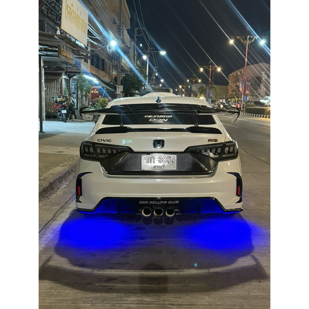 ชุดแต่งกันชนหลัง type-r สำหรับ Civic fe