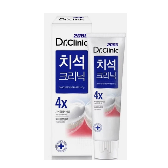 ยาสีฟันเกาหลี 2080 DR.Clinic Tartar Control 120g Dental Care