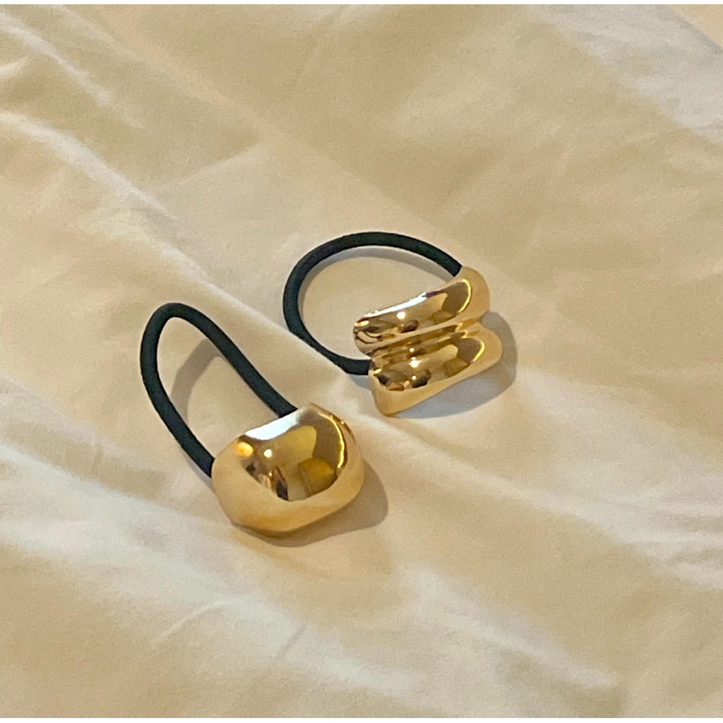 𝐴𝑆𝐻𝐼𝑅𝐴 | metal hair elastic band ยางมัดผมมินิมอลแฟชั่นแต่งโลหะ