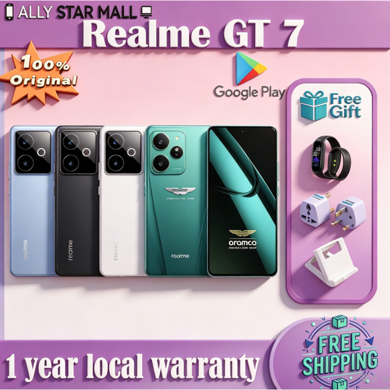 Realme GT 7 Dimensity 9400+/รับประกัน 12 เดือน /6.8 inches 7200mAh 100W Realme GT7 Realme GT6 |สนับส