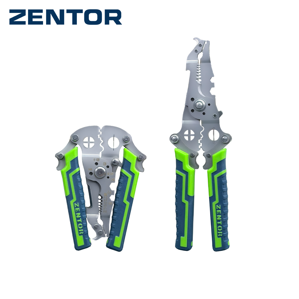 Zentor คีมปอกสายไฟพับได้ คีมย้ำสายไฟ คีมอเนกประสงค์พับได้ 6 นิ้ว คีมพับได้ Folding Wire Stripper