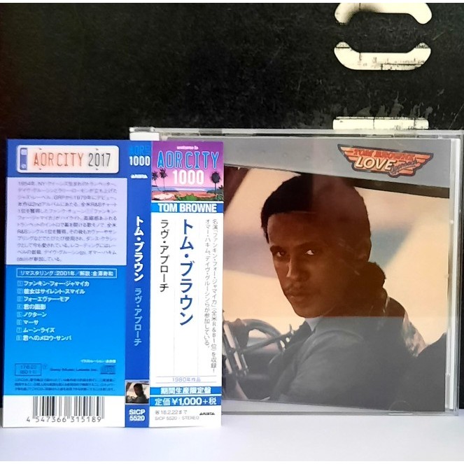 CD ซีดีเพลง Tom Browne / Love approach                              -s03