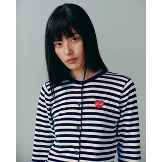maison KEEPS | Bisou Knitted Cardigan | เสื้อคาร์ดิแกนไหมพรมลายทาง