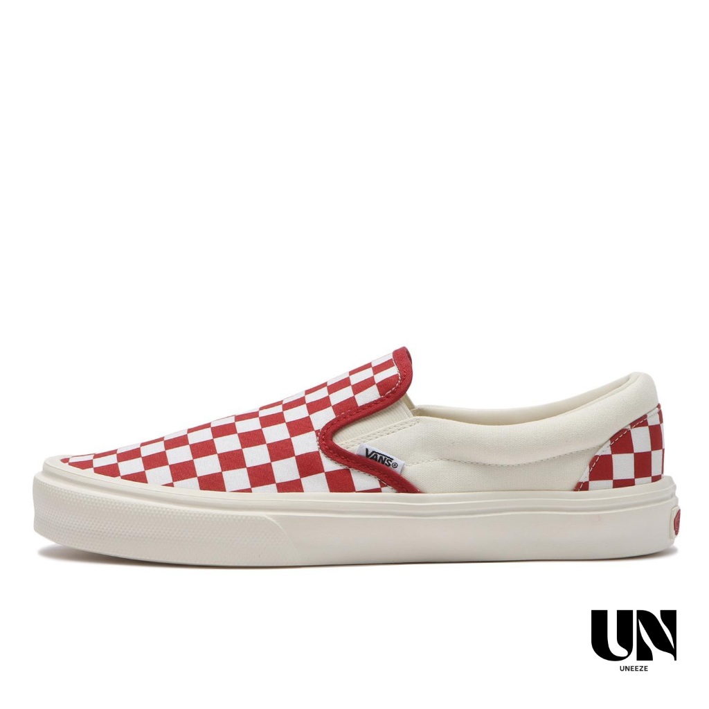[ของแท้ ส่งไว PRE-ORDER] VANS SLIP ON LITE V98 LITE - MARSML RED/CHK