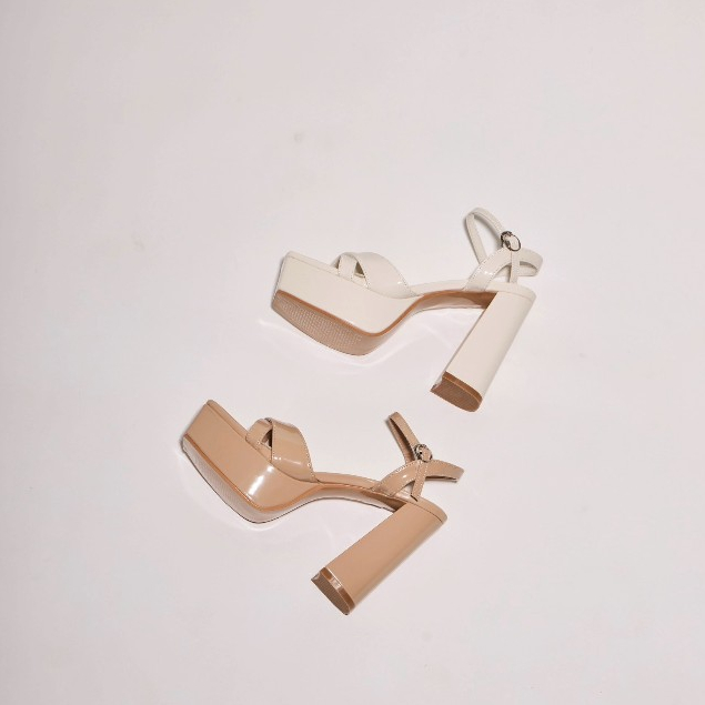 25twentyfives – รองเท้าส้นสูงสไตล์ Platform Strap Heels รุ่น DS-15 wilana ราคา ถูกที่สุด ดีลบีเคเค แกลเลอรีภาพที่ 3