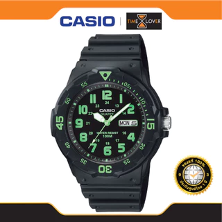 CASIO รุ่น MRW-200H-3BV แท้ 100% ประกันศูนย์ไทย สไตล์สปอร์ต ขอบหมุน กันน้ำได้ 100 เมตร สายเรซิน