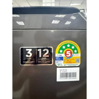 Midea เครื่องซักผ้า ขนาด 15 ก.ก. มอเตอร์ต่อตรง Direct Drive รุ่น MA512W150D รับประกันมอเตอร์ 5 ปี