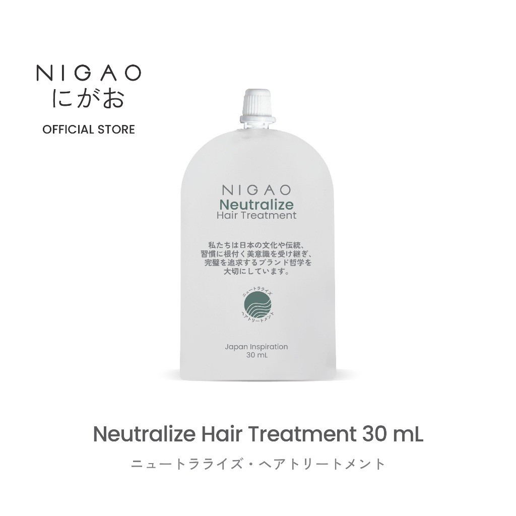 [ทรีทเม้นท์บำรุงผม] NIGAO Neutralize Hair Treatment | นิกาโอะ นิวทัลไลซ์ แฮร์ ทรีทเม้นท์ 30 mL