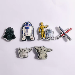 SW 4🎬⚔️รวม ตัวติดรองเท้ามีรู “ สตาร์ วอร์ 4“ 🌀🔆🌈- Shoe Charm “ Star war ” All งานดี สีสวยสด WAR