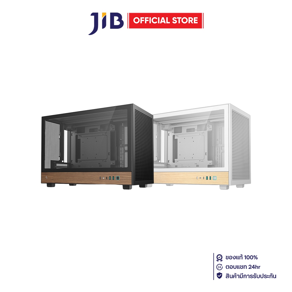 CASE (เคส) DEEPCOOL CH260 WOOD - MICRO-ATX