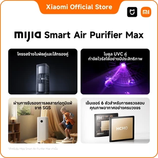 Xiaomi Mijia Smart Air Purifier Elite/Max/4 Pro | เครื่องฟอกอากาศ กรอง PM2.5 กำจัดกลิ่นไม่พึงประสงค์และควันบุหรี่มือสอง