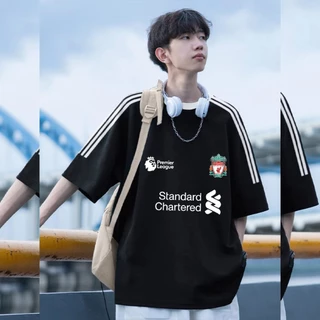 Q-1498 เสื้อยืดแถบไหล่3เส้น Unisex ทรงหลวม ผ้านิ่มสีสดใส ใส่แล้วดูดีมีสไตล์ ใส่ได้ทุกโอกาส