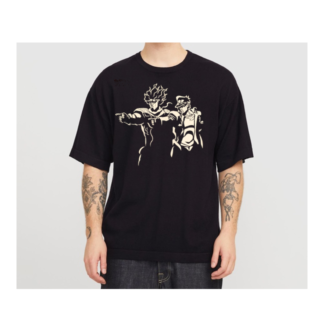 เสื้อยืดการ์ตูนโจโจ้ล่าข้ามศตวรรษ#เสื้อคนอ้วน#เสื้อjojoไซด์ใหญ่#เสื้อบิ๊กไซด์#jojotheadventuretshirt