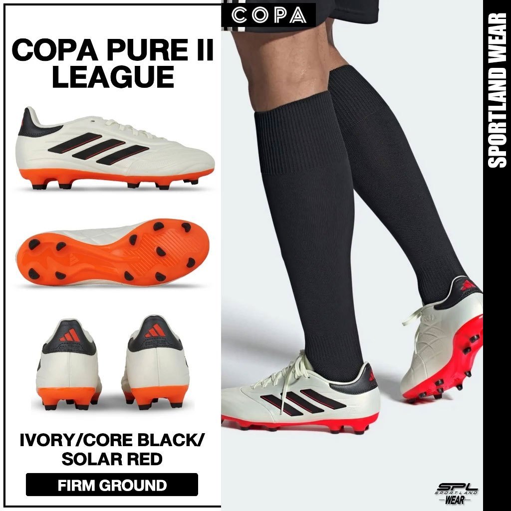 Adidas อาดิดาส รองเท้าฟุตบอล รองเท้าสตั๊ด FB Copa Pure 2 League Firm Ground IF5448 (3000)