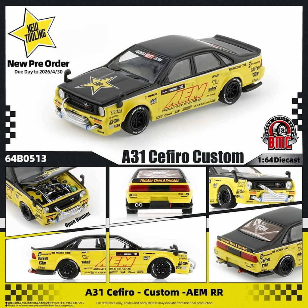 【Pre-Order】 Diecast Model BMC 1:64 – รวมชุด BMC โคตรคุ้ม รายละเอียดแน่น ฟังก์ชันจัดเต็ม สายแต่งห้ามพ
