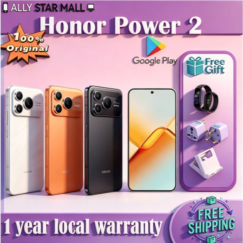 Honor Power 2/Dimensity 8500 Elite  /6.79inches10080mAh/สนับสนุนไทยและ Google/ รับประกัน 12 เดือน/Ho