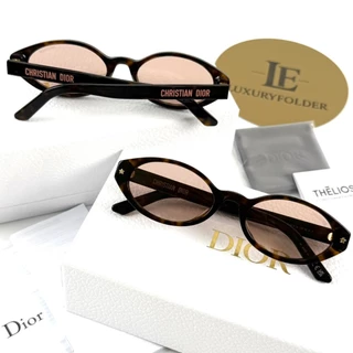 แว่นกันแดด Dior Pacific Oval / Rectangular Sunglasses ของแท้ 100%