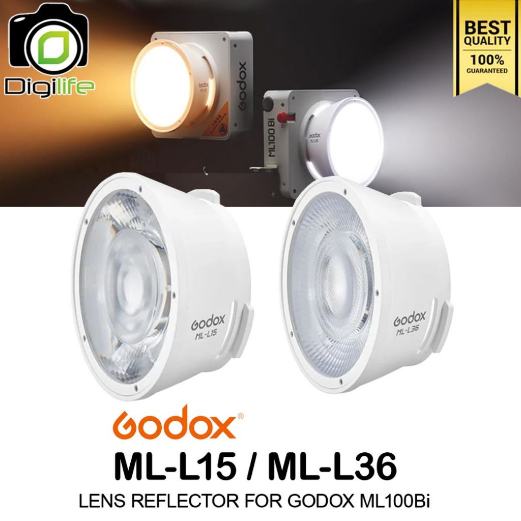 Godox Lens Reflector ML-L15, ML-L36 For LED ML60II Bi, ML100Bi, ML100R, etc