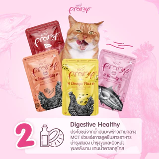 [โหล] Pramy พรามี่ อาหารเปียกแมว สูตรสำหรับแมวทุกวัย ขนาด 70gx12ซอง
