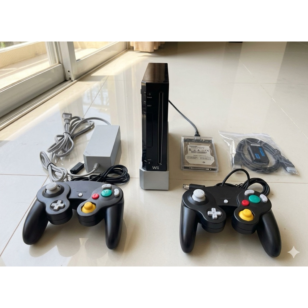 Gamecube in Wii 260 games เล่นเกมส์คิ้วในเครื่อง Wiiแปลงเล่นgamecube