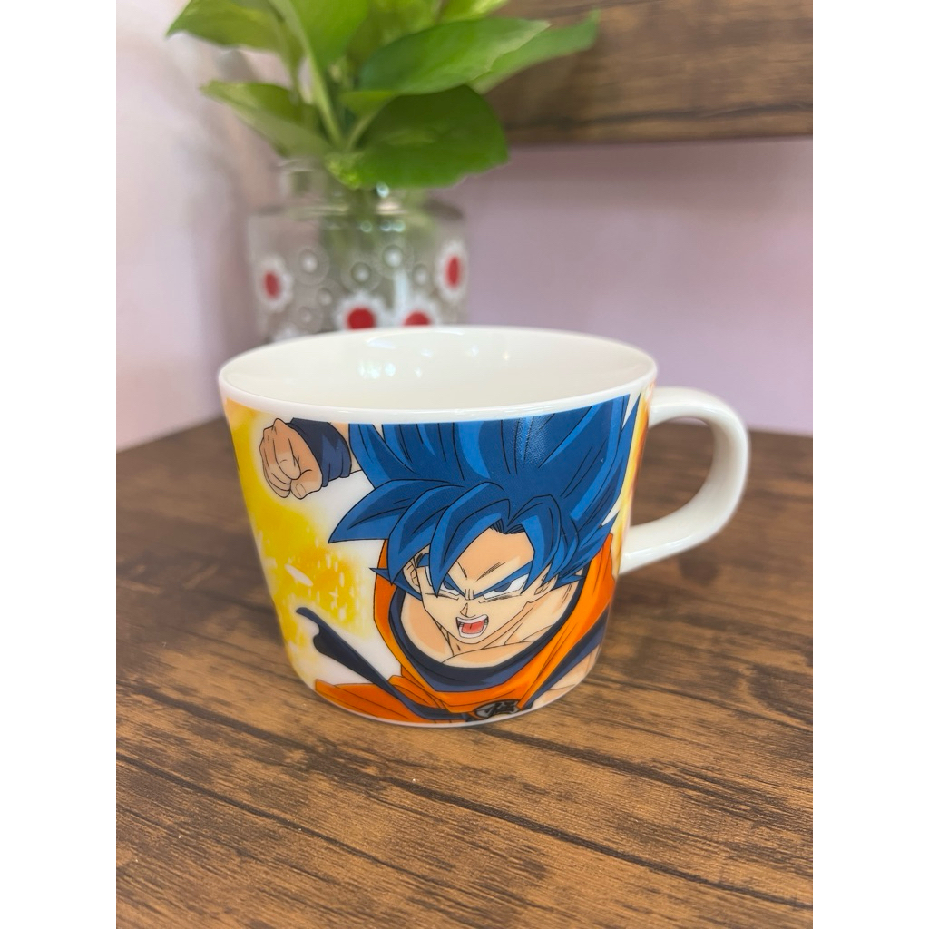 DG0602 - แก้วมัค Dragonball โทนเหลือง เซรามิค ขนาด : 3.7x2.9 นิ้ว