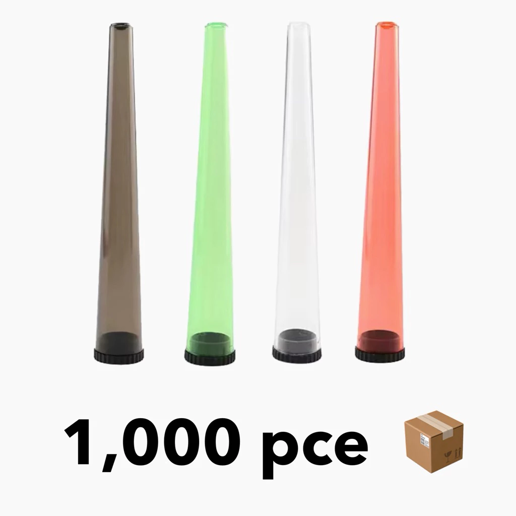 หลอด อะคริลิค + ฝา ยกลัง 1,000 ตัว 📦 เกรด A เนื้อใส + ( ส่งไว 1-2 วัน )