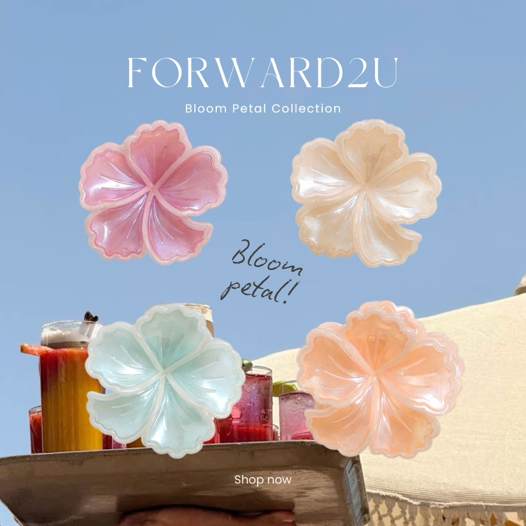 Bloom Petal Collection | FORWARD2U🌺🍦 กิ๊บดอกไม้พาสเทล Hair Clip 🫶🏼✨สินค้าพร้อมส่ง