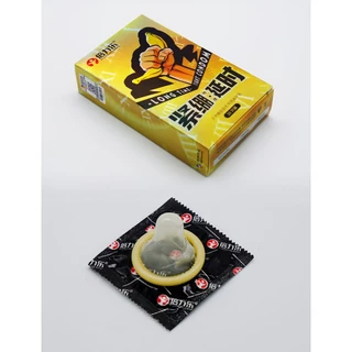 ถุงยาง ขนาด49 บาง มีปุ่ม PLEASURE MORE (10ชิ้น/กล่อง) ไม่ระบุชื่อสินค้าหน้ากล่อง