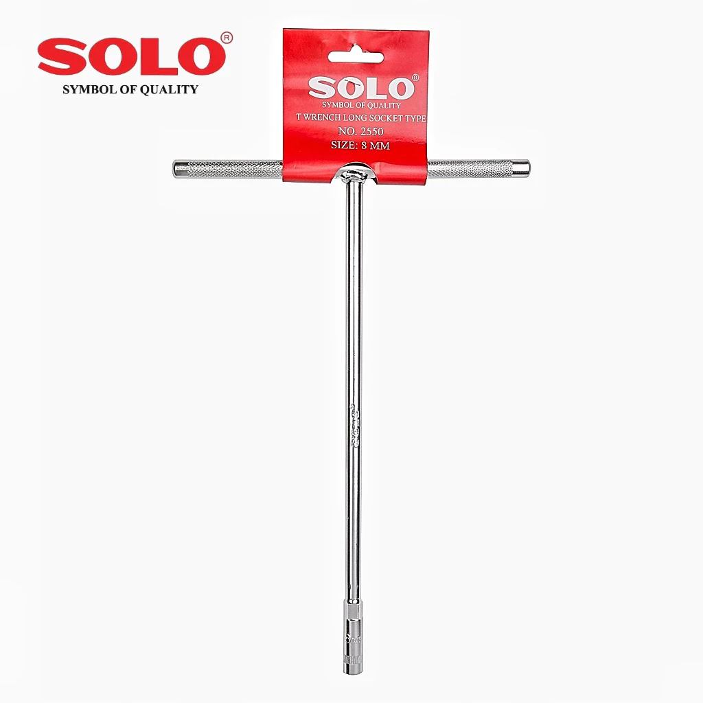 ** ของแท้ 100% ** ประแจตัวที SOLO รุ่น 2550 ด้ามบล็อกตัวที ขนาดเบอร์ 8-14