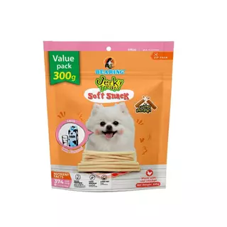 BEARING ขนมสุนัขขนมหมา เนื้อไก่อัดแท่ง Jerky Treats Soft Snack300กรัม