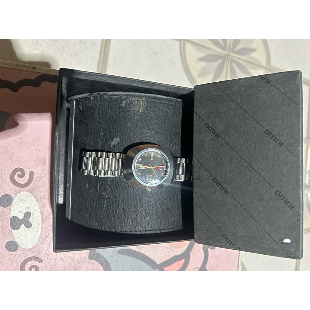 Rado DIASTAR XL 38 mm Stainless Steel Silver/Black Automatic Wristwatch (...