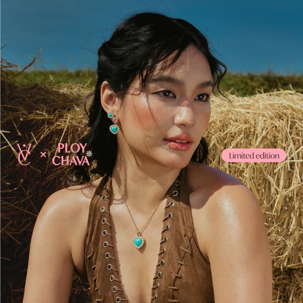 Valichain x Ploy Chava Turquoise HeartNecklace ✨️สร้อยหัวใจฟ้า (อ่านรายละเอียดก่อนสั่งซื้อน้า)lot24/4