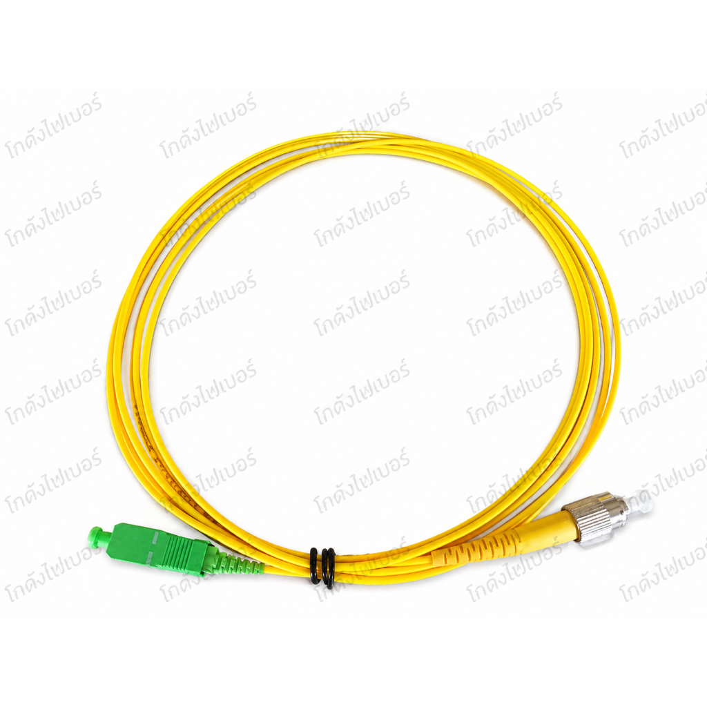 สายไฟเบอร์ออฟติก Patchcord SCAPC-FCUPC SM 2.0mm LSZH 2 Meters