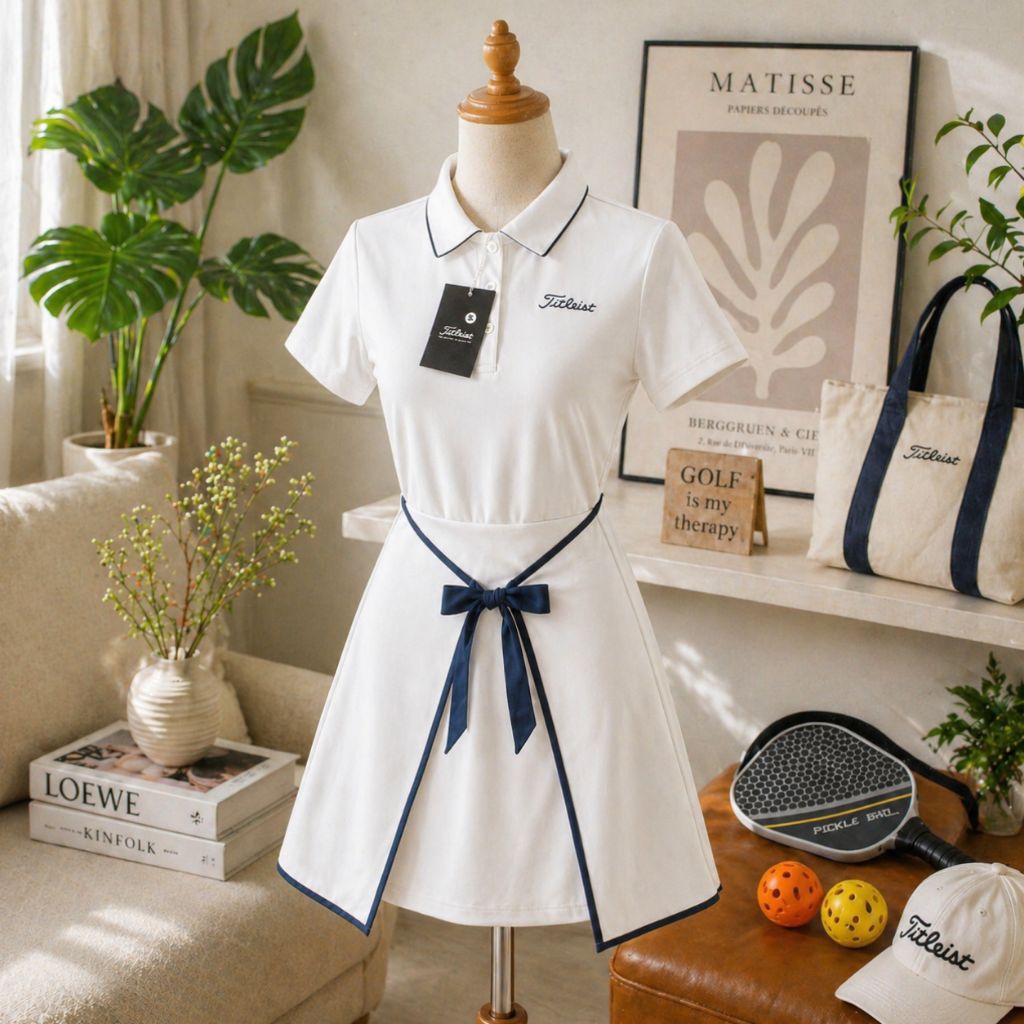 ‼️SALE‼️⛳Golf Dress Women's เดรสชุดกอล์ฟผู้หญิง ทรงสวย มีซับใน ผ้าดีมาก