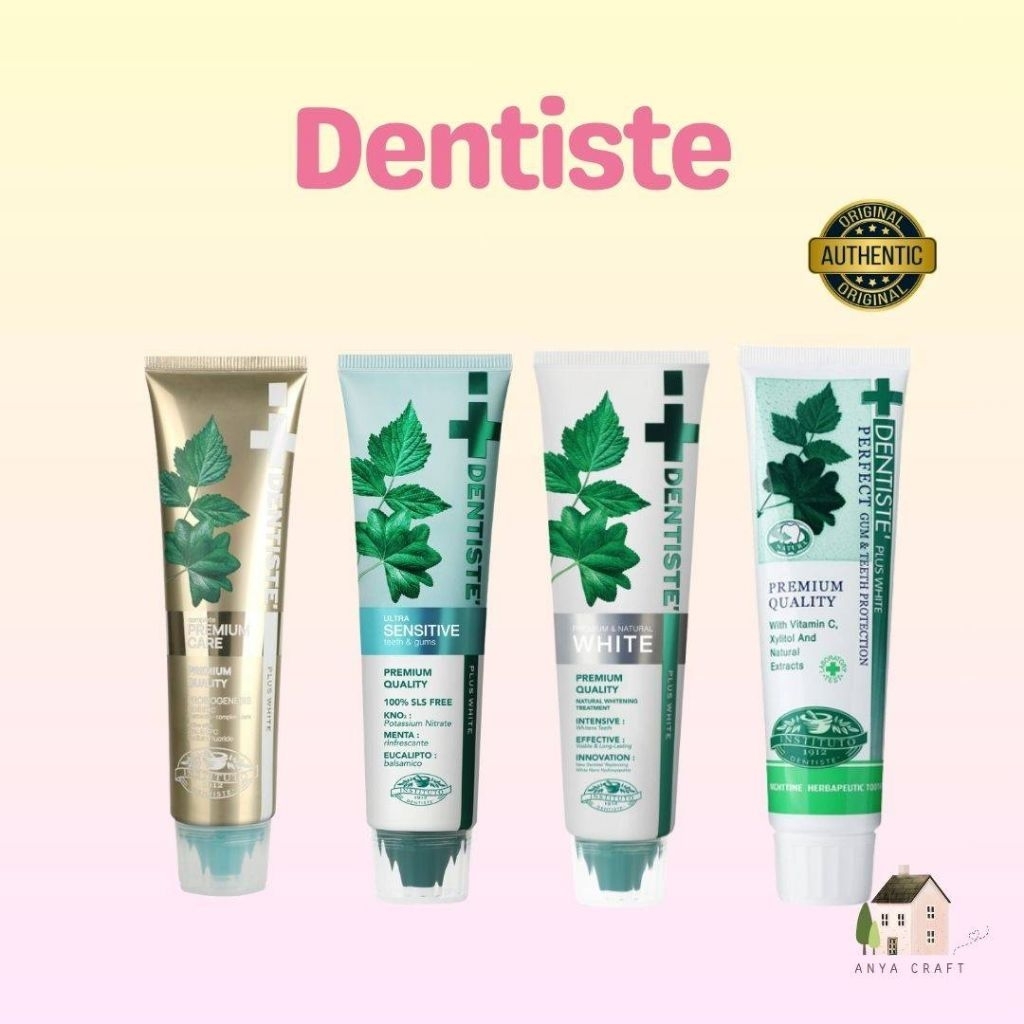 [A020] ยาสีฟัน Dentiste 100 กรัม ปกป้องฟัน ลดกลิ่นปาก ฟันขาวขึ้น