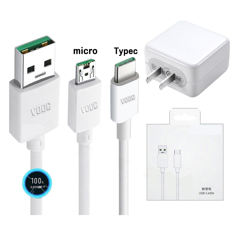 รับประกัน1ปี  สายชาร์จ typec 20w 35w 65w หัวชาร์จ 20w fastcharging voc สำหรับ op real reno oneplas