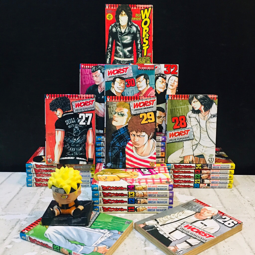 🎡🛩🏰🔞หนังสือการ์ตูนเรื่อง:WORST 1-32เล่ม+เล่มเดียวจบ  (AC4321)