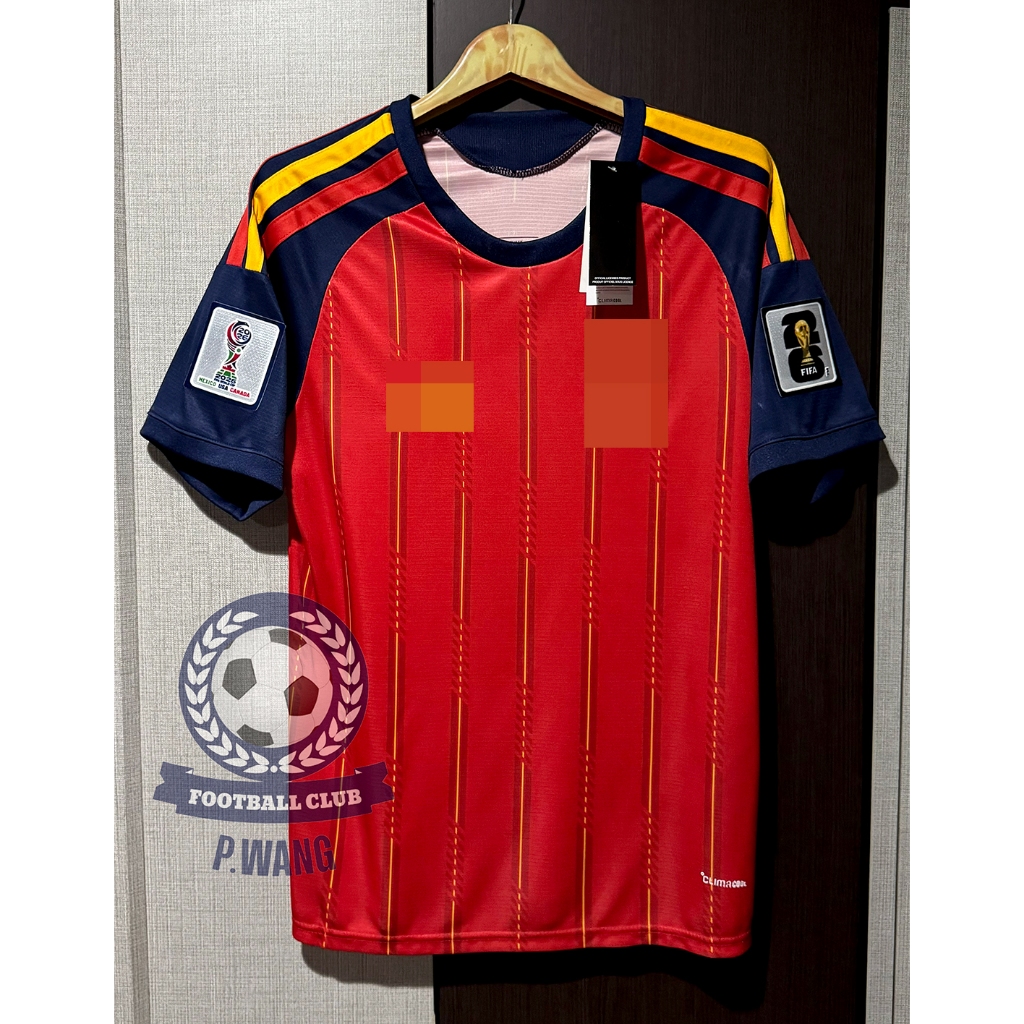 New !! เสื้อฟุตบอลโลกทีมชาติ สLปu 3A เกรดแฟนบอล Home ชุดเหย้า ปี 2026 ฟลูออฟชั่นชื่อเบอร์นักเตะในทีม (ครบทุกคน)